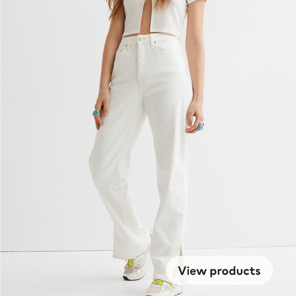 H&M Straight High Jeans